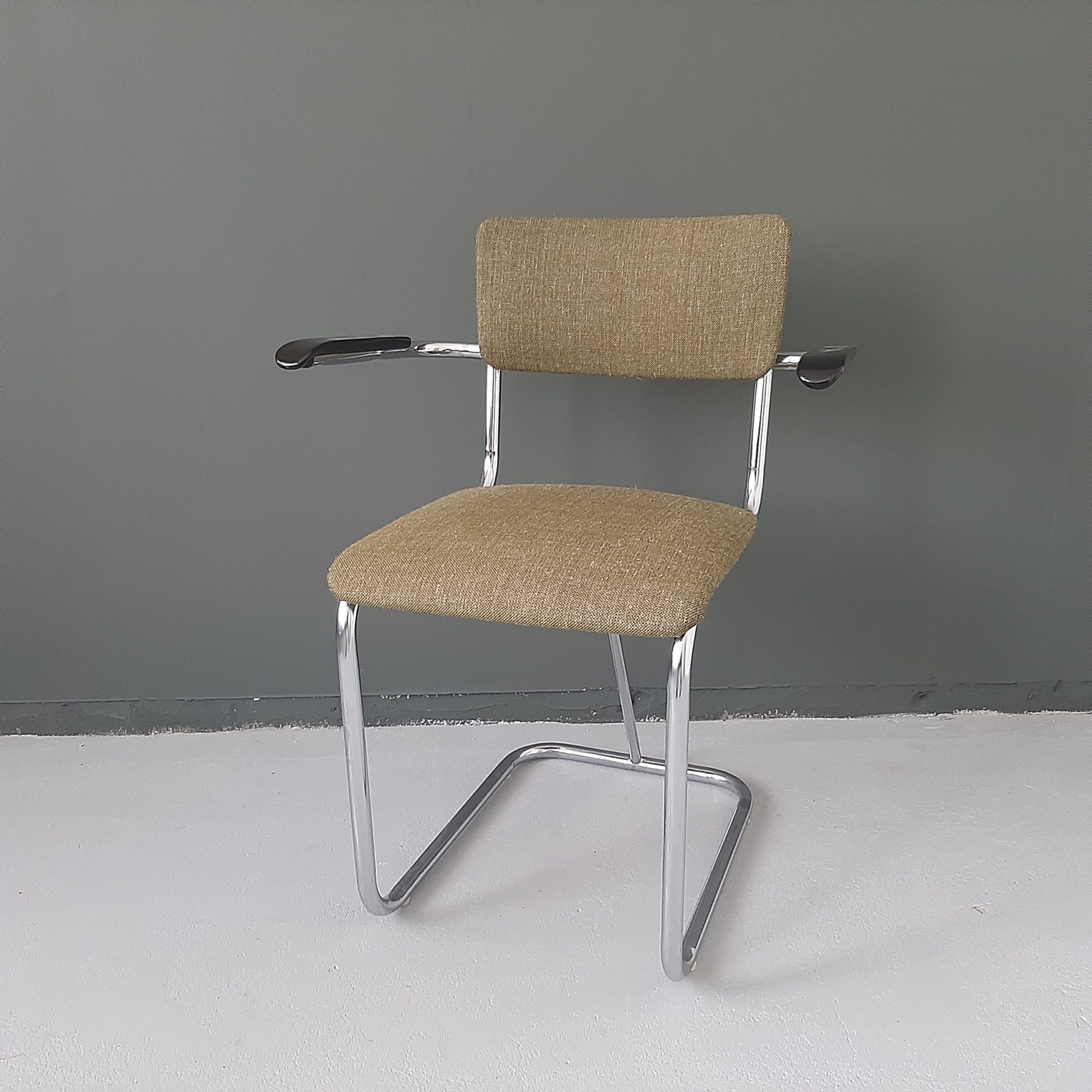 instant ritme Trots Gispen buisframe stoel model 107 – vintage24