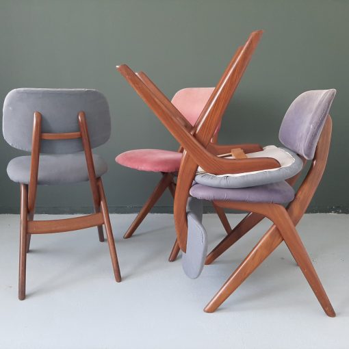 Louis van Teeffelen scissor chairs