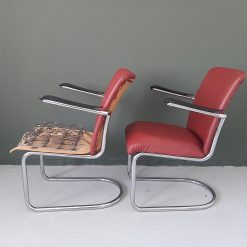 Gebr.de Wit buisframe loungechairs model 1018