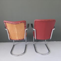 Gebr.de Wit buisframe loungechairs model 1018