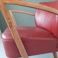 Vintage cocktail fauteuil met armleuningen