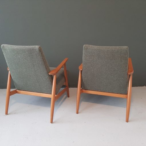 Vintage deense design fauteuils